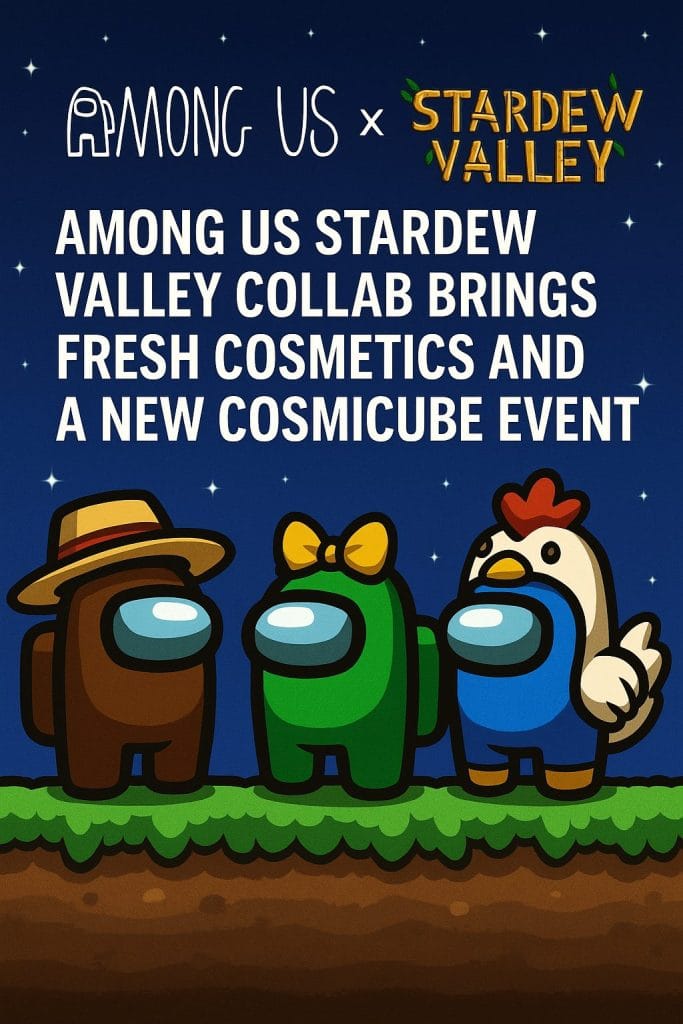 Among Us Stardew Valley Collab Brings Fresh Cosmetics and a New Cosmicube Event