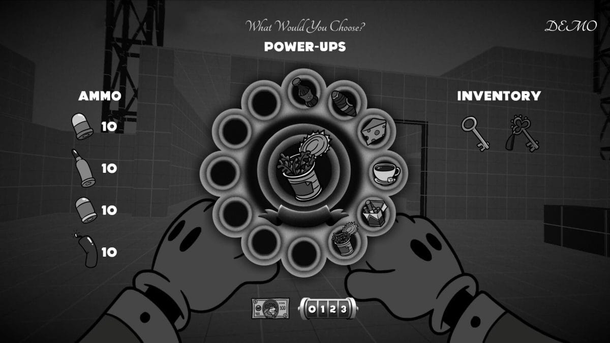 Mouse P.I for hire power ups UI